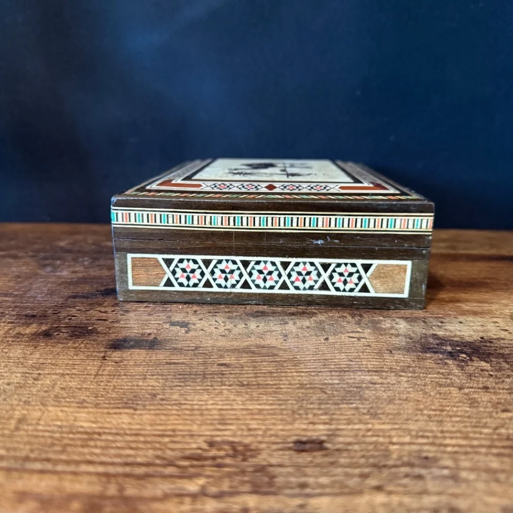 Jewelry Box and/or Storage Box with Camel on Lid